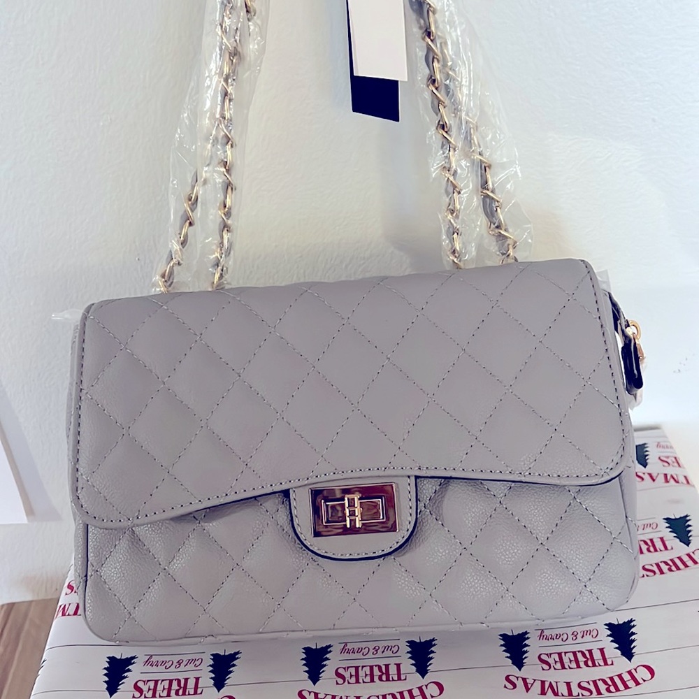 Grey Medium Size Purse